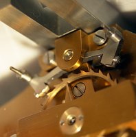 Pr&auml;zisionspendeluhr Goerz Klauenhemmung