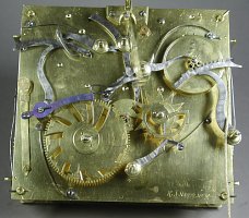 Neuenburger Pendule R&uuml;ckplatine