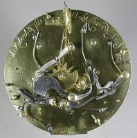 Neuenburger Pendule R&uuml;ckplatine