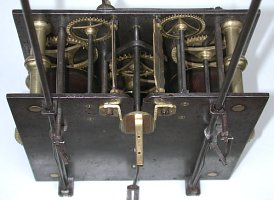 Bodenstanduhr Kinzing R&auml;derwerk