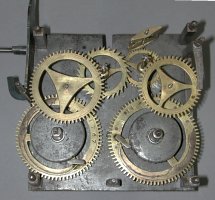 Uhrenkopf Klein Craemgen R&auml;derwerk